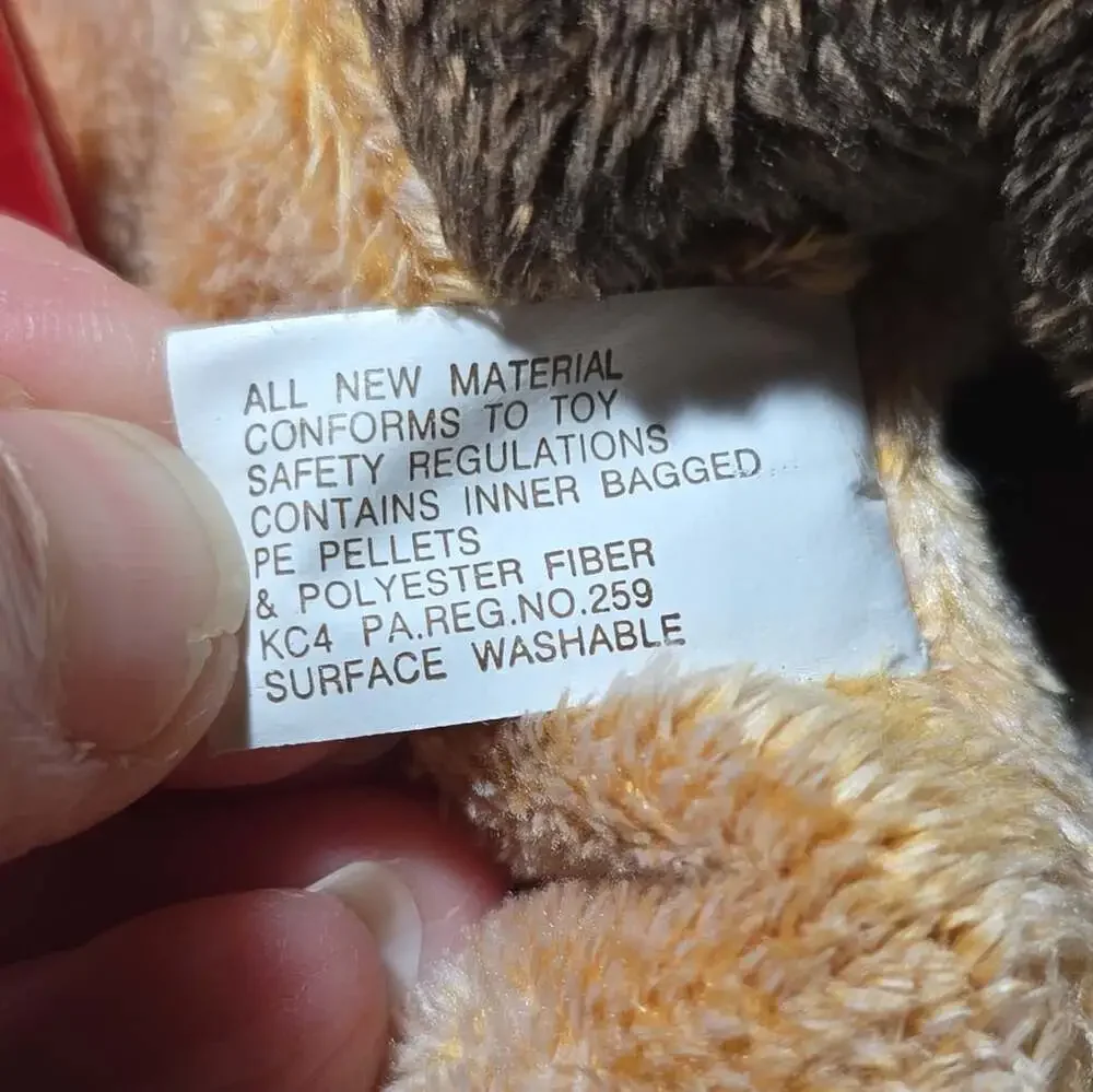 Russ Luv Pets Austen Brown Tan Puppy Dog Stuffed Beanbag Plush Toy 6” w/Tags